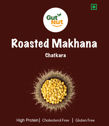 Gutnut Chatkara Flavoured roasted Makhana 90g Jar